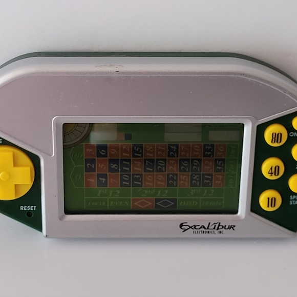 (Lot Of 2) EXCALIBUR Electronic Roulette Handheld Pocket Casino Game Model #475. - Picture 3 of 10